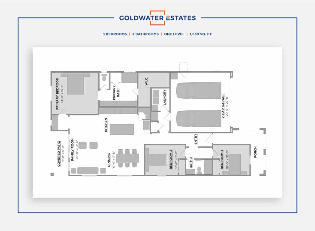 Goldwater Estates_3 Bedroom_2D Floor Plan