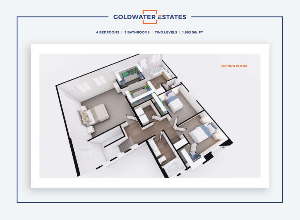 Goldwater Estates_4 Bedroom_3D Floor Plan_4