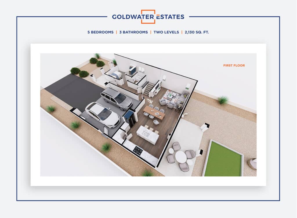 Goldwater Estates_5 Bedroom_3D Floor Plan_2