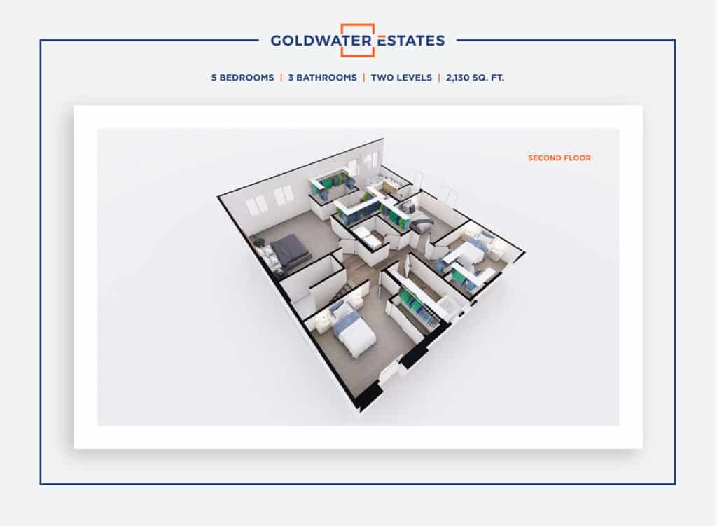 Goldwater Estates_5 Bedroom_3D Floor Plan_4